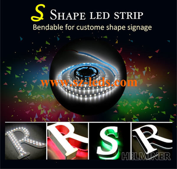  Zig zag led strip, snake led strip, flexible led strip 