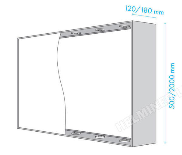  Modulo LED per insegne bifacciali, HM1D Moduli LED , Helminer Moduli LED   