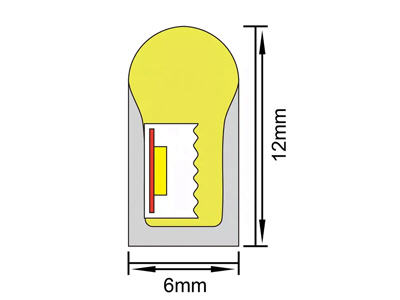 6*12 neon led strip  