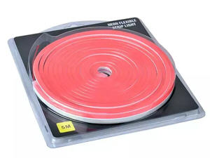 LED, Neon-strip, Neon led-strip silikone 12 volt 5 meter 6 x 12 mm