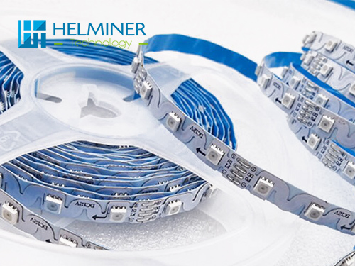 S shape , SPI Digital RGB LED Strip 12V 84 led /m    